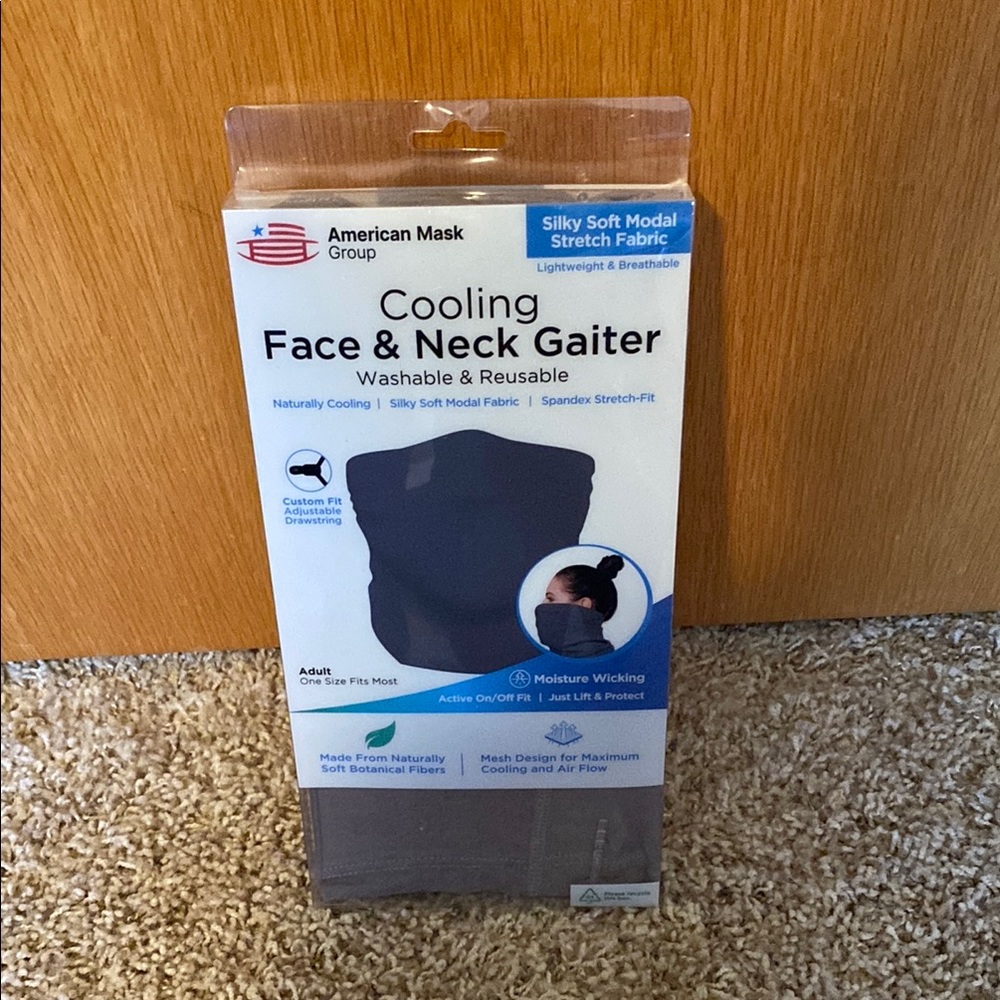 Cooling Face & Neck Gaiter - Gray